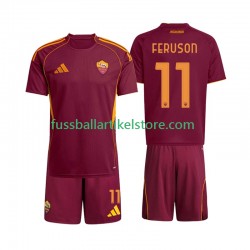 AS Rom Heimausrüstung Evan Ferguson 11 2025-2026 Kinder Set(Trikot und Hose) S/S