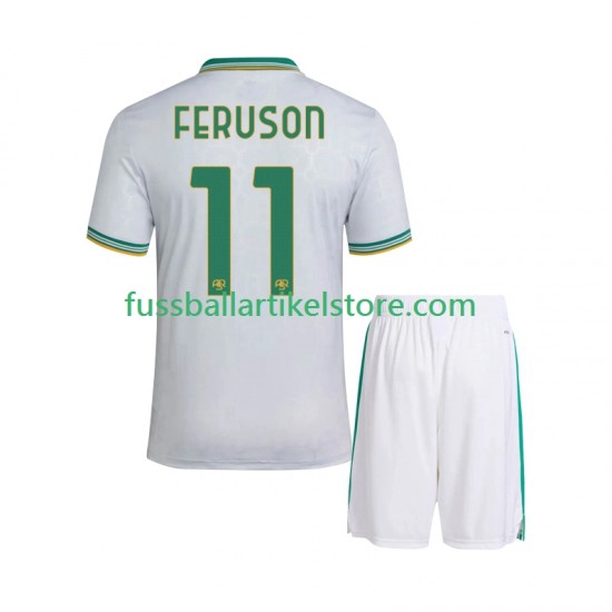 AS Rom Ausweichausrüstung Evan Ferguson 11 2025-2026 Kinder Set(Trikot und Hose) S/S