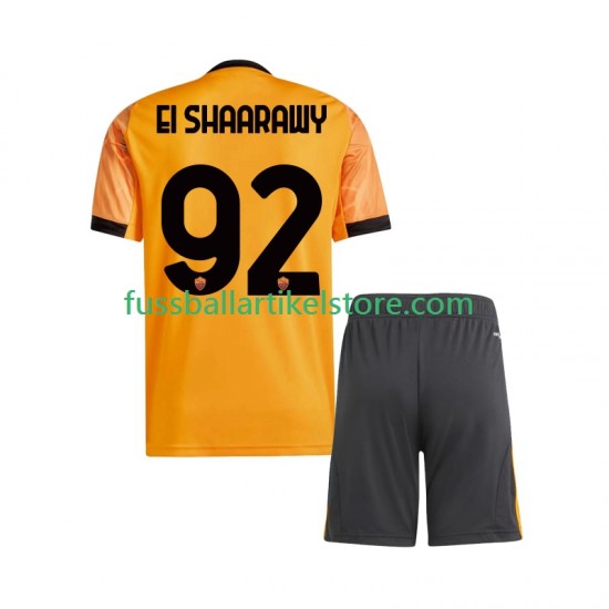 AS Rom Auswärtsausrüstung Stephan El Shaarawy 92 2025-2026 Kinder Set(Trikot und Hose) S/S