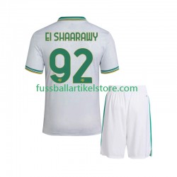 AS Rom Ausweichausrüstung Stephan El Shaarawy 92 2025-2026 Kinder Set(Trikot und Hose) S/S