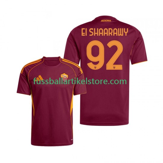 AS Rom Heimausrüstung Stephan El Shaarawy 92 2025-2026 Herren Trikot S/S