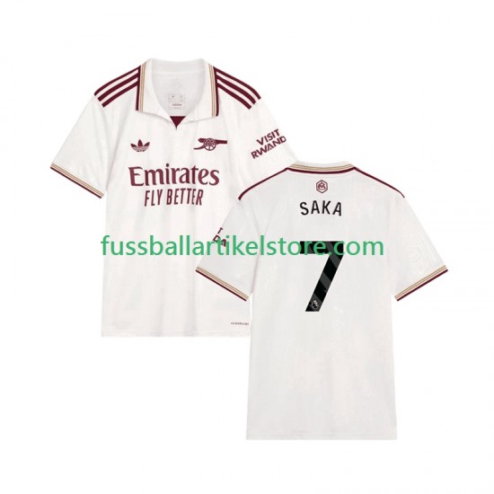 Arsenal Ausweichausrüstung Bukayo Saka 7 2025-2026 Herren Trikot S/S