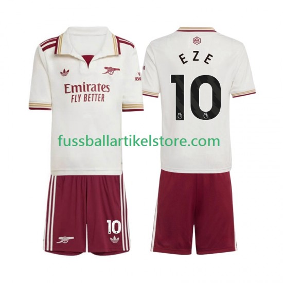 Arsenal Ausweichausrüstung Eberechi Eze 10 2025-2026 Kinder Set(Trikot und Hose) S/S