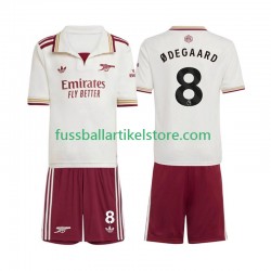 Arsenal Ausweichausrüstung Martin Odegaard 8 2025-2026 Kinder Set(Trikot und Hose) S/S