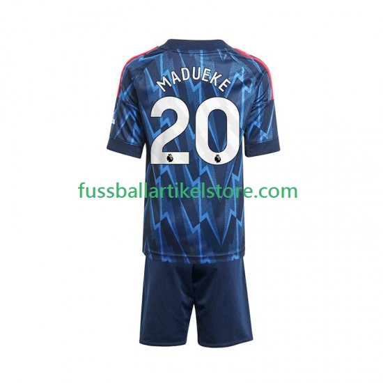 Arsenal Auswärtsausrüstung Noni Madueke 20 2025-2026 Kinder Set(Trikot und Hose) S/S