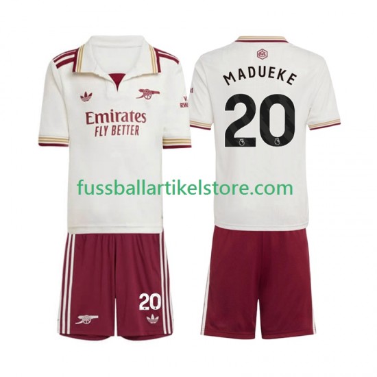 Arsenal Ausweichausrüstung Noni Madueke 20 2025-2026 Kinder Set(Trikot und Hose) S/S