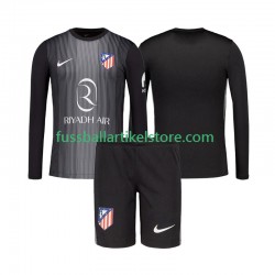 Atlético Madrid Auswärtsausrüstung Torwart 2025-2026 Kinder Set(Trikot und Hose) L/S