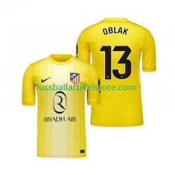 Atlético Madrid Heimausrüstung Torwart Jan Oblak 13 2025-2026 Herren Trikot S/S