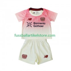 Bayer 04 Leverkusen Auswärtsausrüstung 2025-2026 Kinder Set(Trikot und Hose) S/S