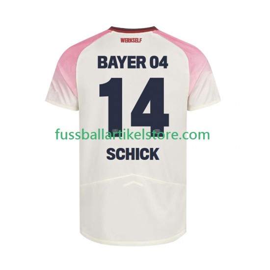 Bayer 04 Leverkusen Auswärtsausrüstung Patrik Schick 14 2025-2026 Herren Trikot S/S