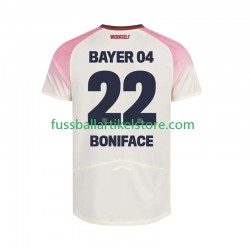 Bayer 04 Leverkusen Auswärtsausrüstung Victor Boniface 22 2025-2026 Herren Trikot S/S