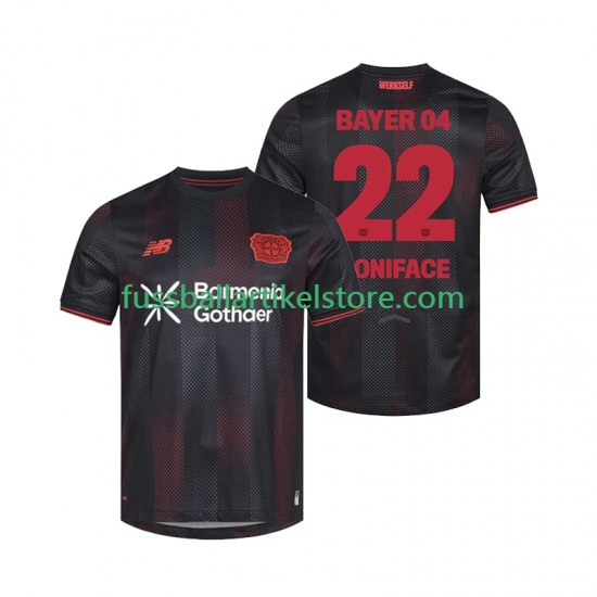 Bayer 04 Leverkusen Heimausrüstung Victor Boniface 22 2025-2026 Herren Trikot S/S