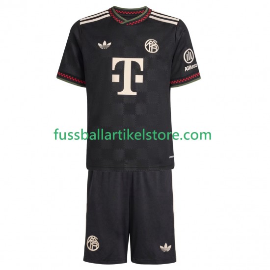 FC Bayern München Ausweichausrüstung 2025-2026 Kinder Set(Trikot und Hose) S/S
