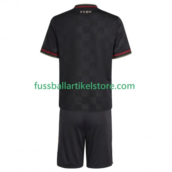 FC Bayern München Ausweichausrüstung 2025-2026 Kinder Set(Trikot und Hose) S/S