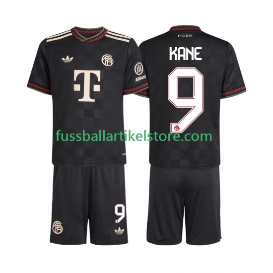 FC Bayern München Ausweichausrüstung Harry Kane 9 2025-2026 Kinder Set(Trikot und Hose) S/S