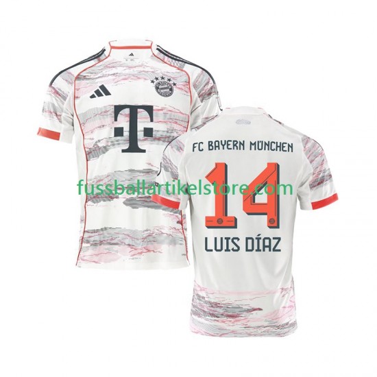 FC Bayern München Auswärtsausrüstung Luis Diaz 14 2025-2026 Herren Trikot S/S