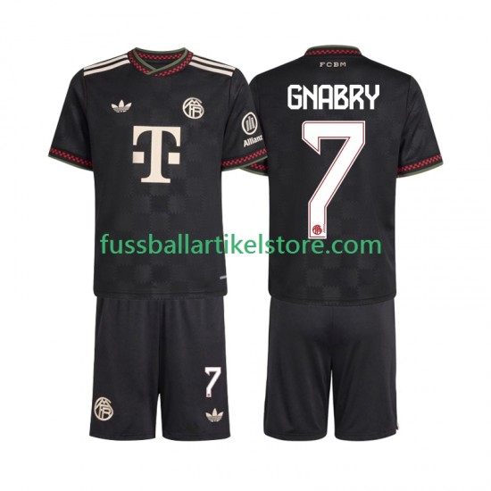 FC Bayern München Ausweichausrüstung Serge Gnabry 7 2025-2026 Kinder Set(Trikot und Hose) S/S
