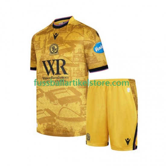 Auswärtsausrüstung Blackburn Rovers 2025-2026 Kinder Set(Trikot und Hose) S/S