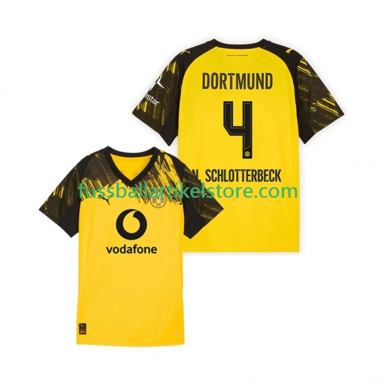 Borussia Dortmund Heimausrüstung Nico Schlotterbeck 4 2025-2026 Herren Trikot S/S