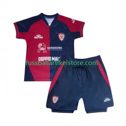 Cagliari Heimausrüstung 2025-2026 Kinder Set(Trikot und Hose) S/S