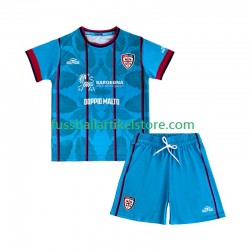 Cagliari Ausweichausrüstung 2025-2026 Kinder Set(Trikot und Hose) S/S