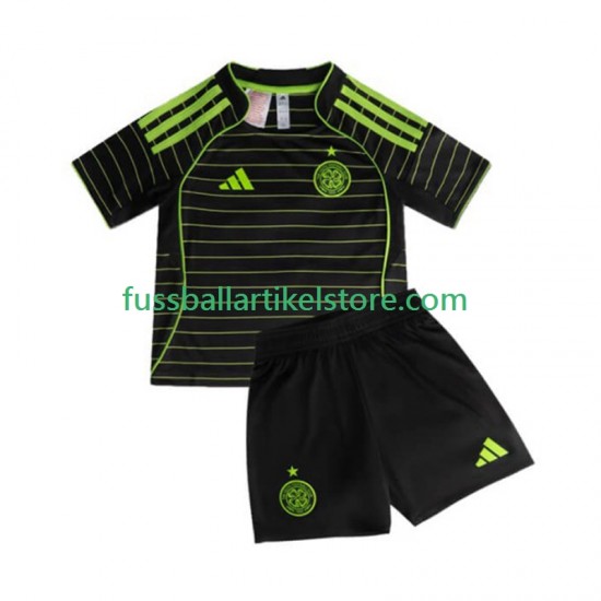 Celtic Glasgow Auswärtsausrüstung FC 2025-2026 Kinder Set(Trikot und Hose) S/S