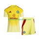 Celtic Glasgow Heimausrüstung Torwart FC 2025-2026 Kinder Set(Trikot und Hose) S/S