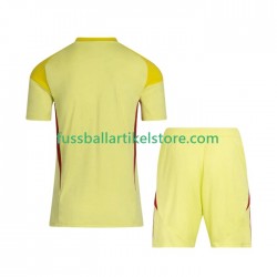 Celtic Glasgow Heimausrüstung Torwart FC 2025-2026 Kinder Set(Trikot und Hose) S/S