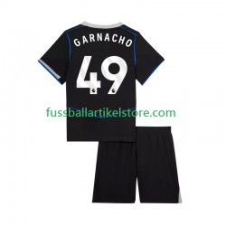 Chelsea Ausweichausrüstung Alejandro Garnacho 49 2025-2026 Kinder Set(Trikot und Hose) S/S