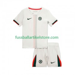 Chelsea Auswärtsausrüstung 2025-2026 Kinder Set(Trikot und Hose) S/S