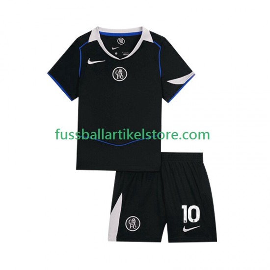 Chelsea Ausweichausrüstung Cole Palmer 10 2025-2026 Kinder Set(Trikot und Hose) S/S
