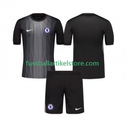 Chelsea Heimausrüstung Torwart 2025-2026 Kinder Set(Trikot und Hose) S/S