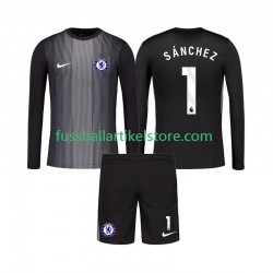 Chelsea Heimausrüstung Torwart Robert Sanchez 1 2025-2026 Kinder Set(Trikot und Hose) L/S