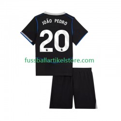 Chelsea Ausweichausrüstung Joao Pedro 20 2025-2026 Kinder Set(Trikot und Hose) S/S