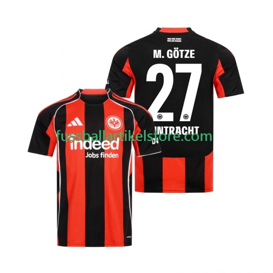 Eintracht Frankfurt Heimausrüstung Mario Gotze 27 2025-2026 Herren Trikot S/S