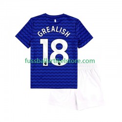 Everton Heimausrüstung Jack Grealish 18 2025-2026 Kinder Set(Trikot und Hose) S/S