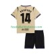 FC Barcelona Auswärtsausrüstung Marcus Rashford 14 UCL 2025-2026 Kinder Set(Trikot und Hose) S/S