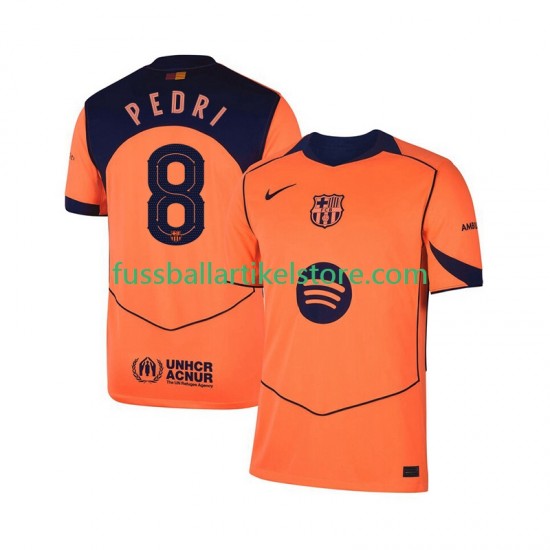 FC Barcelona Ausweichausrüstung Pedri 8 UCL 2025-2026 Herren Trikot S/S