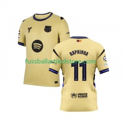 FC Barcelona Auswärtsausrüstung Raphinha 11 Champions League 2025-2026 Herren Trikot S/S