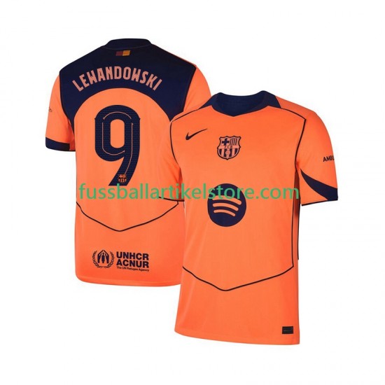 FC Barcelona Ausweichausrüstung Robert Lewandowski 9 UCL 2025-2026 Herren Trikot S/S
