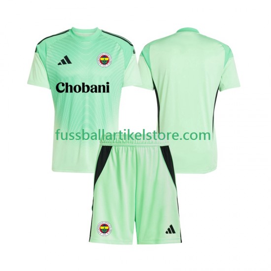 Auswärtsausrüstung Torwart Fenerbahce 2025-2026 Kinder Set(Trikot und Hose) S/S