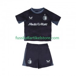 Feyenoord Rotterdam Auswärtsausrüstung 2025-2026 Kinder Set(Trikot und Hose) S/S