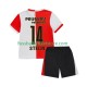 Feyenoord Rotterdam Heimausrüstung Sem Steijn 14 2025-2026 Kinder Set(Trikot und Hose) S/S