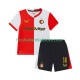 Feyenoord Rotterdam Heimausrüstung Sem Steijn 14 2025-2026 Kinder Set(Trikot und Hose) S/S