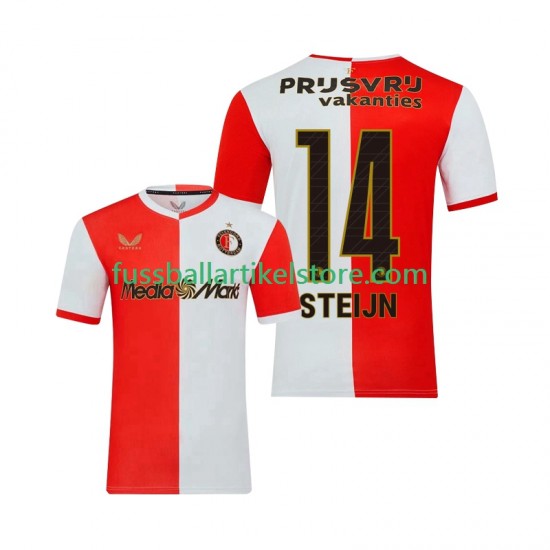 Feyenoord Rotterdam Heimausrüstung Sem Steijn 14 2025-2026 Herren Trikot S/S
