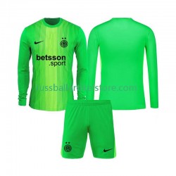 Inter Mailand Ausweichausrüstung Torwart 2025-2026 Kinder Set(Trikot und Hose) L/S