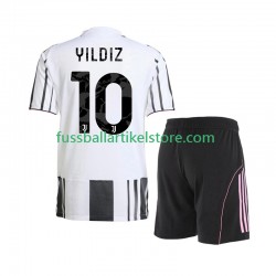 Juventus Turin Heimausrüstung Kenan Yildiz 10 2025-2026 Kinder Set(Trikot und Hose) S/S