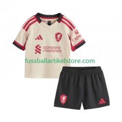 Liverpool Auswärtsausrüstung 2025-2026 Kinder Set(Trikot und Hose) S/S