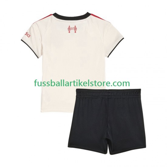 Liverpool Auswärtsausrüstung 2025-2026 Kinder Set(Trikot und Hose) S/S