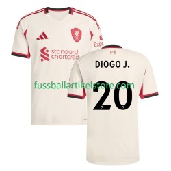 Liverpool Auswärtsausrüstung Diogo Jota 20 2025-2026 Herren Trikot S/S